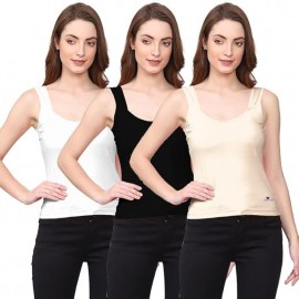 SELSIA ANUSHKA SLIPS (WH BK SK)