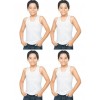 DIXCY SCOTT FINE VEST KIDS RN 4PC WHITE
